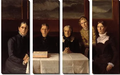 Картина Рождество 1900 года