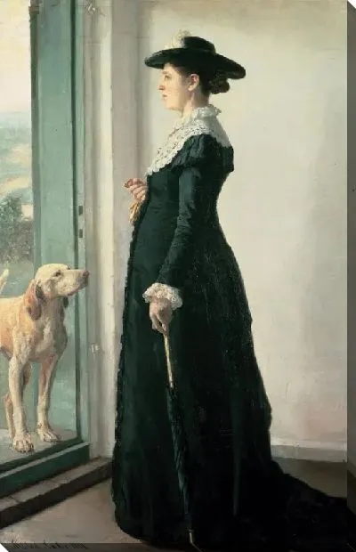 Картина Портрет моей жены. Художница Анна Анчер