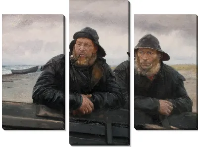 Два рыбака на лодке