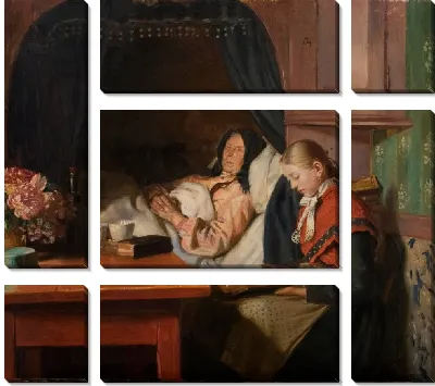 Картина У постели больного