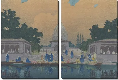 Картина Деревенский Храм, Кашмир