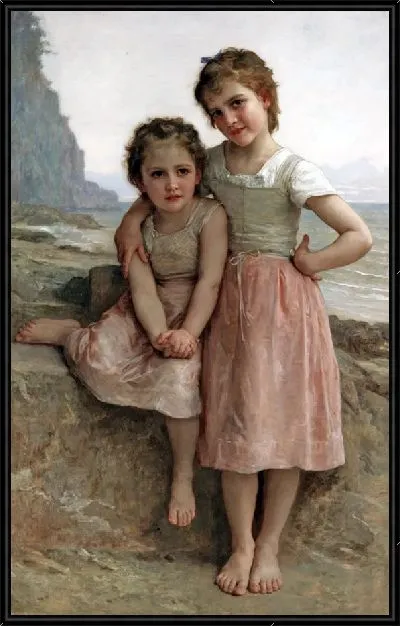 Картина Сестры на берегу