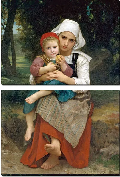 Картина Бретон брат и сестра
