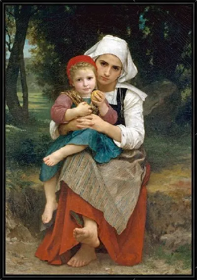 Картина Бретон брат и сестра