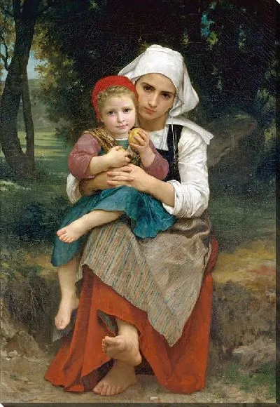 Картина Бретон брат и сестра