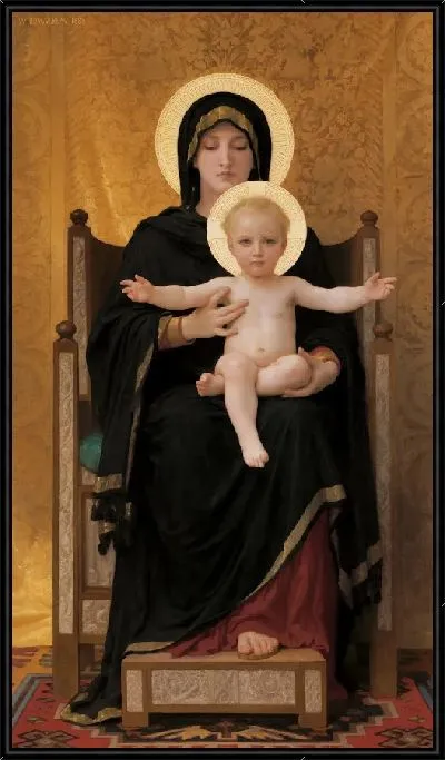 Картина Богоматерь с младенцем