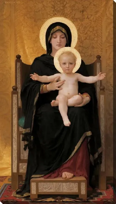 Картина Богоматерь с младенцем