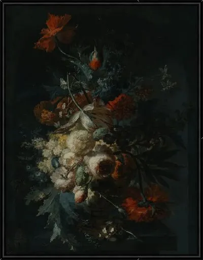 Картина Натюрморт с вазой цветов