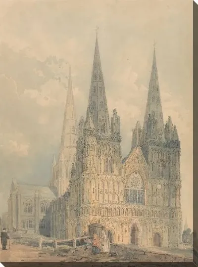 Картина Личфилдский Собор, Стаффордшир
