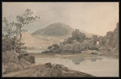 Картина Замок Конвей, Северный Уэльс