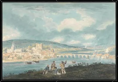 Картина Рочестер, Кент: с севера