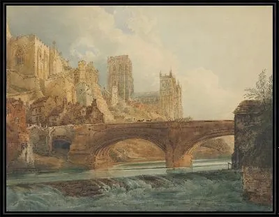 Картина Даремский собор и замок