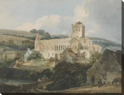 Картина Аббатство джедбург с Юго-Востока