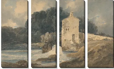 Картина Мельница Аббатства, Кнаресборо