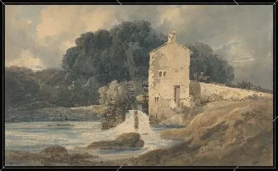 Картина Мельница Аббатства, Кнаресборо