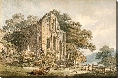 Картина Аббатство Валле Круцис, Денбигшир, Северный Уэльс
