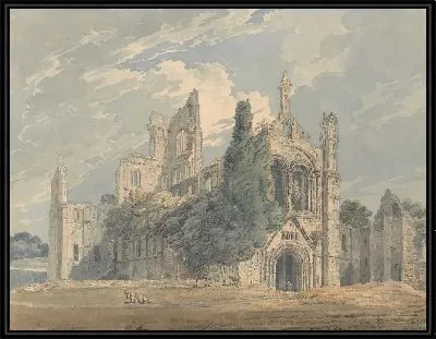 Картина Аббатство киркстолл из Нью-Йорка.