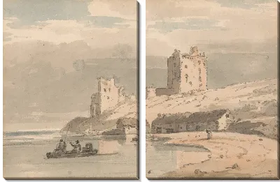 Руины на побережье