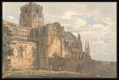 Картина Собор Карлайл, Камберленд, с юго-запада