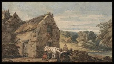 Картина Коттедж недалеко от Ньюкасла, Нортумберленд