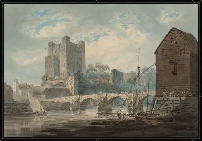 Картина Рочестерский замок с реки