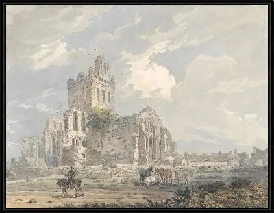 Картина Джедбург аббатство, Роксбургшир