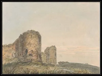 Картина Замок Певенси, Сассекс