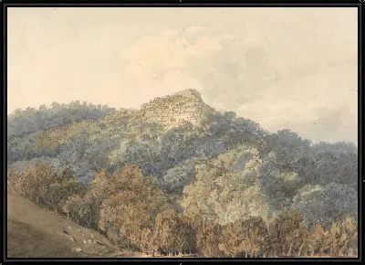 Картина Рокка дель папа, с Монте-Каво