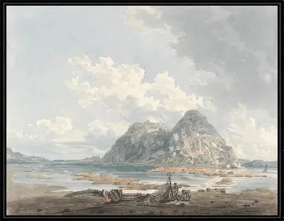 Картина Дамбартонская cкала и замок