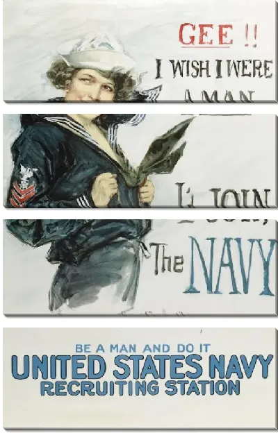 Картина Эх, если бы я была мужчиной, я бы пошел во флот