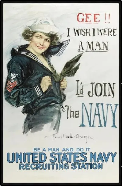 Картина Эх, если бы я была мужчиной, я бы пошел во флот