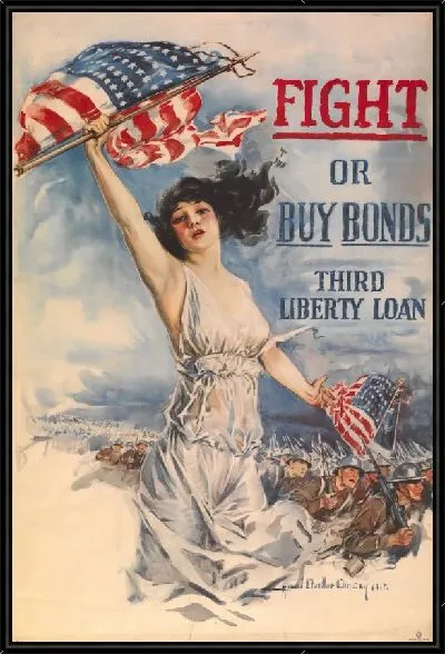Картина Сражайтесь или покупайте облигации Третьего займа свободы / Говарда Чендлера Кристи.