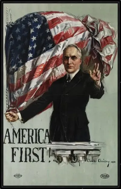 Картина Предвыборный плакат Уоррена Гардинга