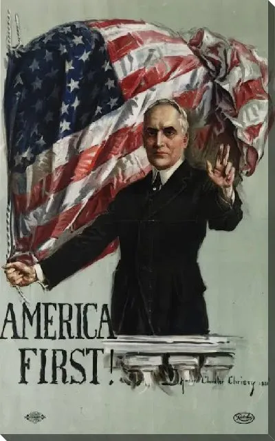 Картина Предвыборный плакат Уоррена Гардинга