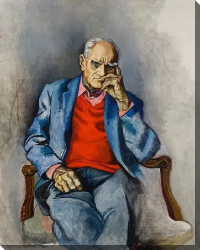 Картина Портрет Альберто Моравиа