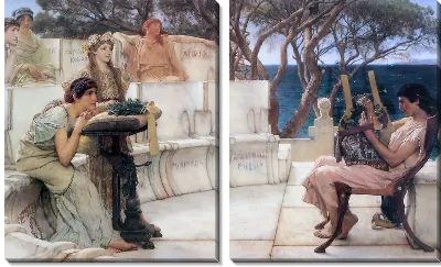 Картина Сапфо и Алкей (Sappho and Alcaeus)