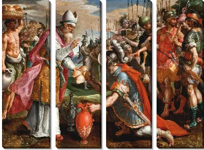 Картина Авраам и Мелхиседек