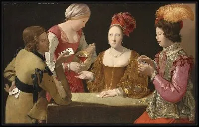 Шулер с тузом треф