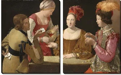 Шулер с тузом треф