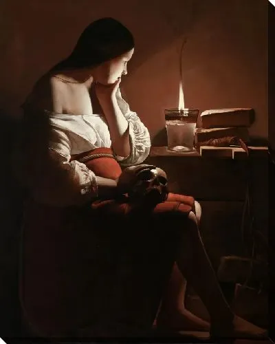 Картина Магдалина с дымящимся пламенем