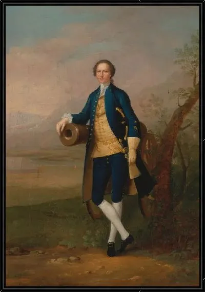 Картина Джентльмен с пушкой