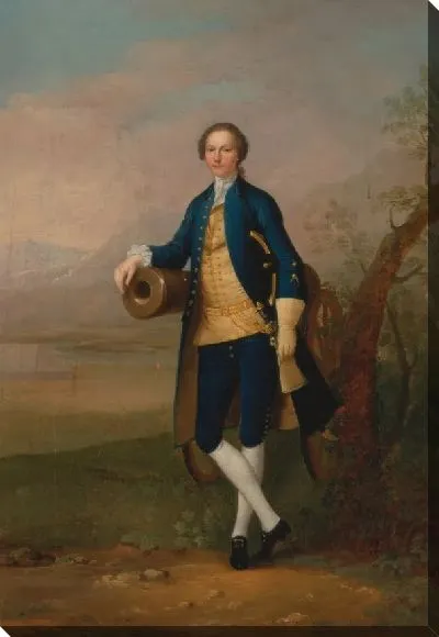 Картина Джентльмен с пушкой