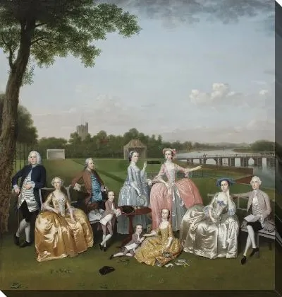 Картина Сэр Джошуа Ваннек и его семья