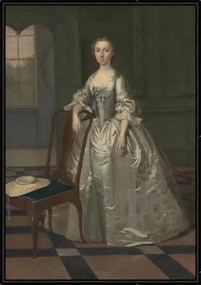 Картина Дама в гостиной