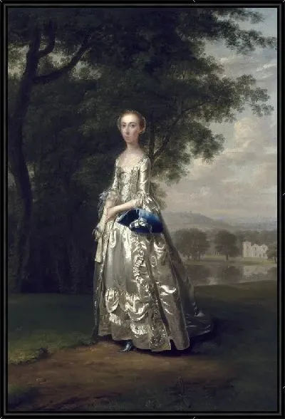 Картина Портрет дамы в пейзаже