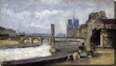 Картина Мост в Париже (Bridge, Paris)