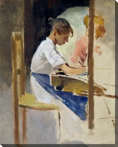 Картина Ткачи соломы (Straw Weavers)