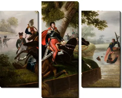 Картина Смерть князя Юзефа Понятовского