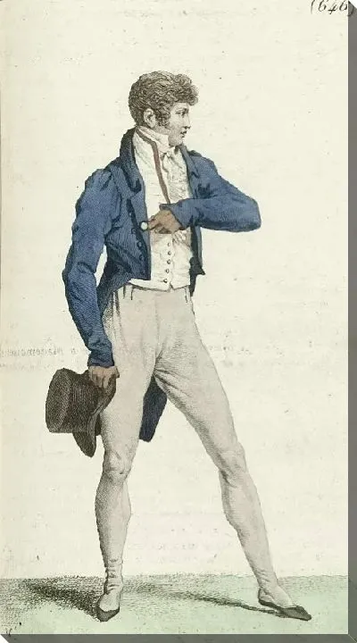 Картина Журнал «Дам и моды», Парижский костюм, 1805, 13-й год (646)