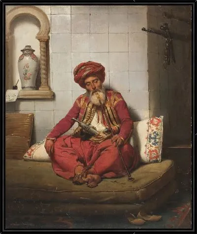 Картина Турок с кальяном